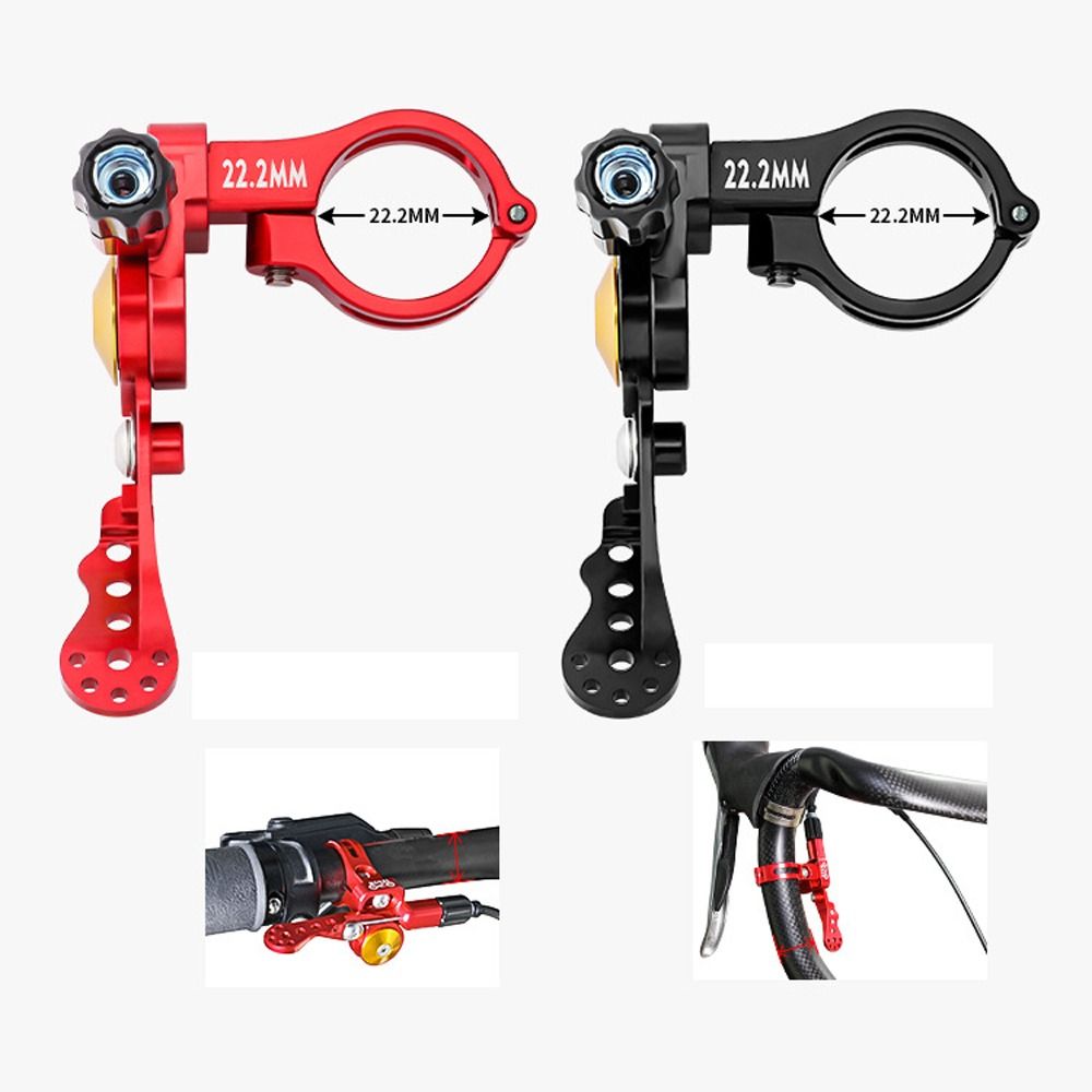 Dropper Post Remote - รีโมทคอนโทรลสำหรับหลักอานจักรยานขนาด 22.2 มม./24 มม. ทำจากอลูมิเนียมอัลลอยด์ ปรับระดับได้