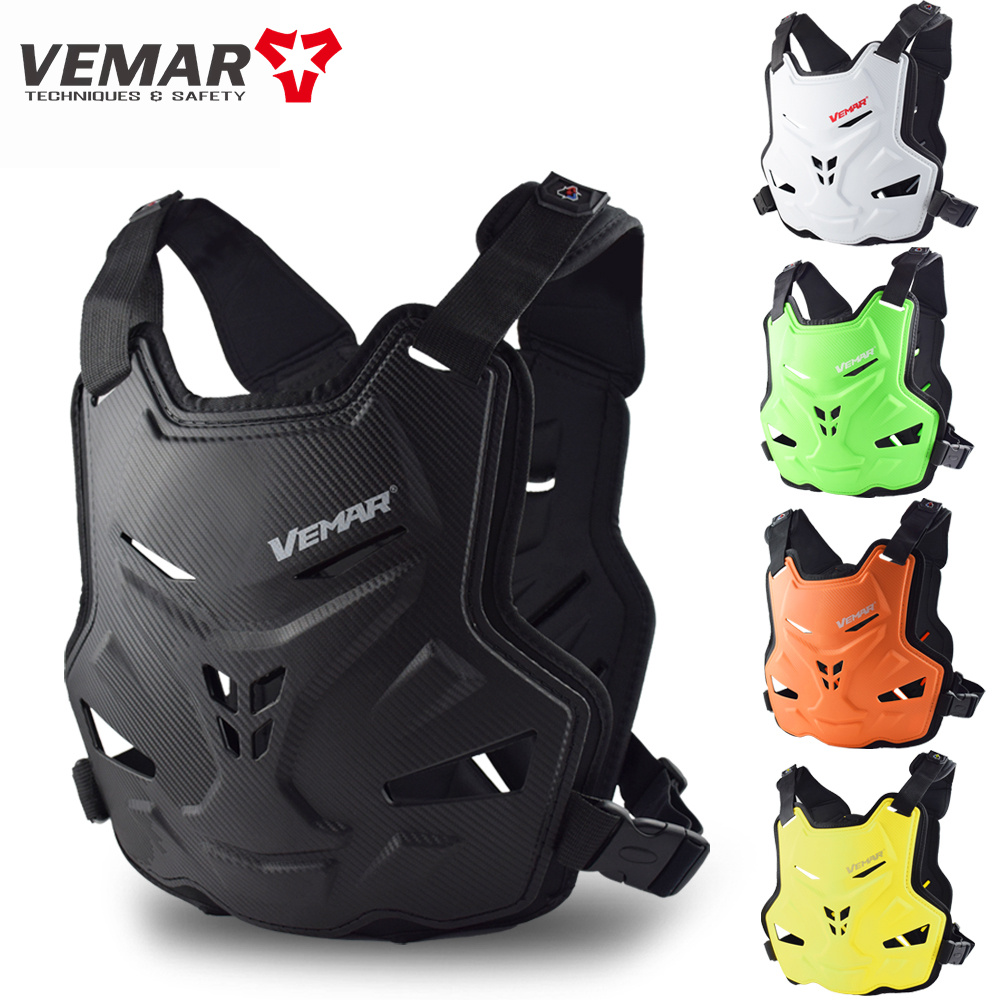 Mountain Biking Chest Protector - VEMAR ผู้ใหญ่รถจักรยานยนต์เกราะสโนว์บอร์ดกระดูกสันหลังหน้าอกป้องกันร่างกาย MTB วิบากแข่งเสื้อกั๊กป้องกันแจ็คเก็ตป้องกันด้านหลัง