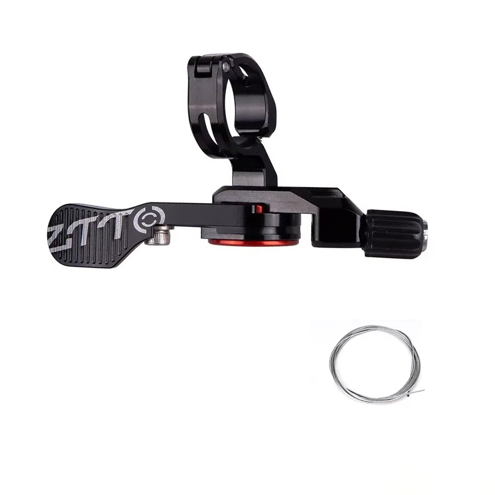 Dropper Post Remote - คันโยกปรับระดับเบาะนั่งแบบปรับได้ ตัวควบคุมระยะไกลสำหรับเบาะนั่งแบบมืออาชีพ ชิ้นส่วนจักรยานที่ทำจากโลหะผสมกันลื่น