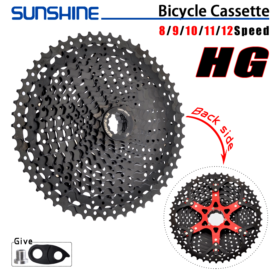 Cassette 11 Speed - ซันไชน์ MTB CASSETTE 8/9/10/11/12 ความเร็ว 40/42/46/50/52T