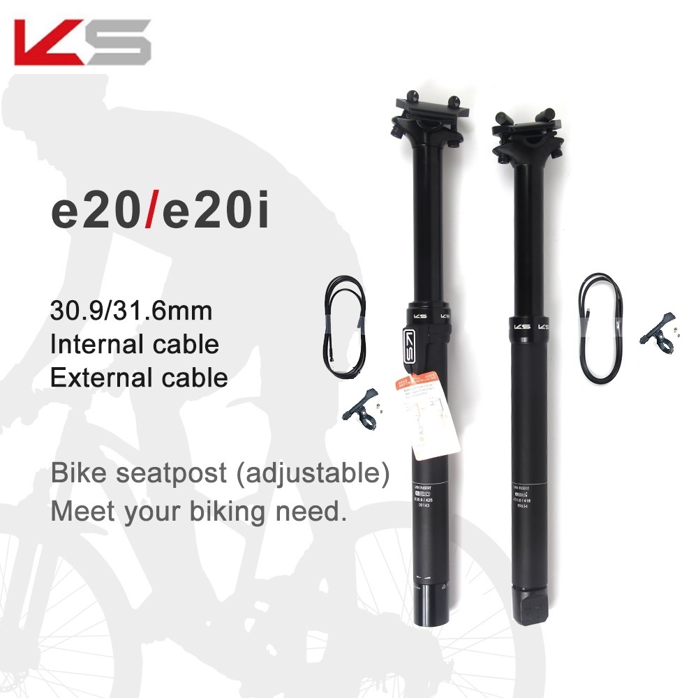 Dropper Post Remote - KS E20/E20-i พร้อมรีโมทคอนโทรล ดรอปเปอร์ KS หลักอานจักรยาน
