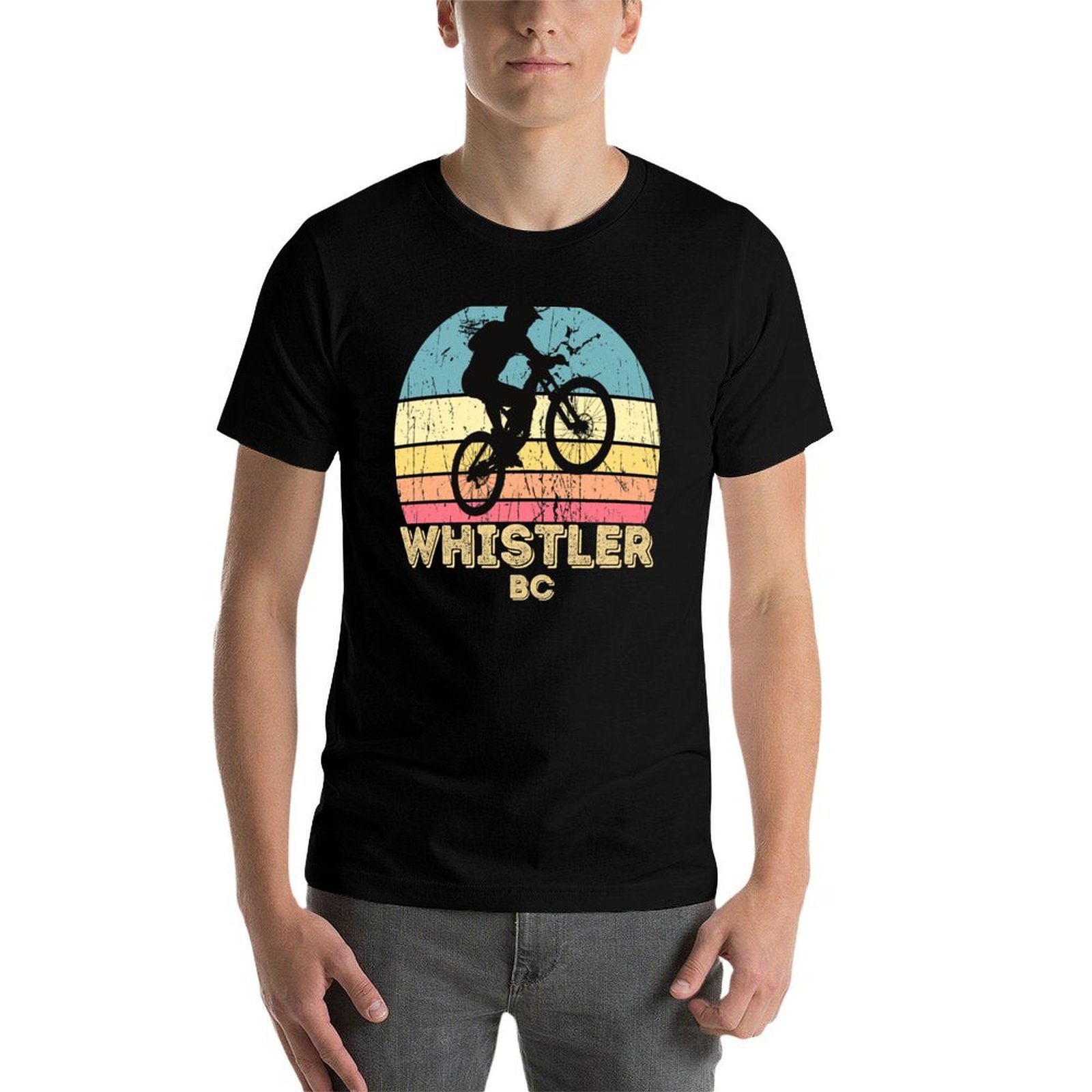 เสื้อยืดปั่นจักรยานภูเขาเมืองว - Mountain Biking Whistler บทวิจารณ์และราคา