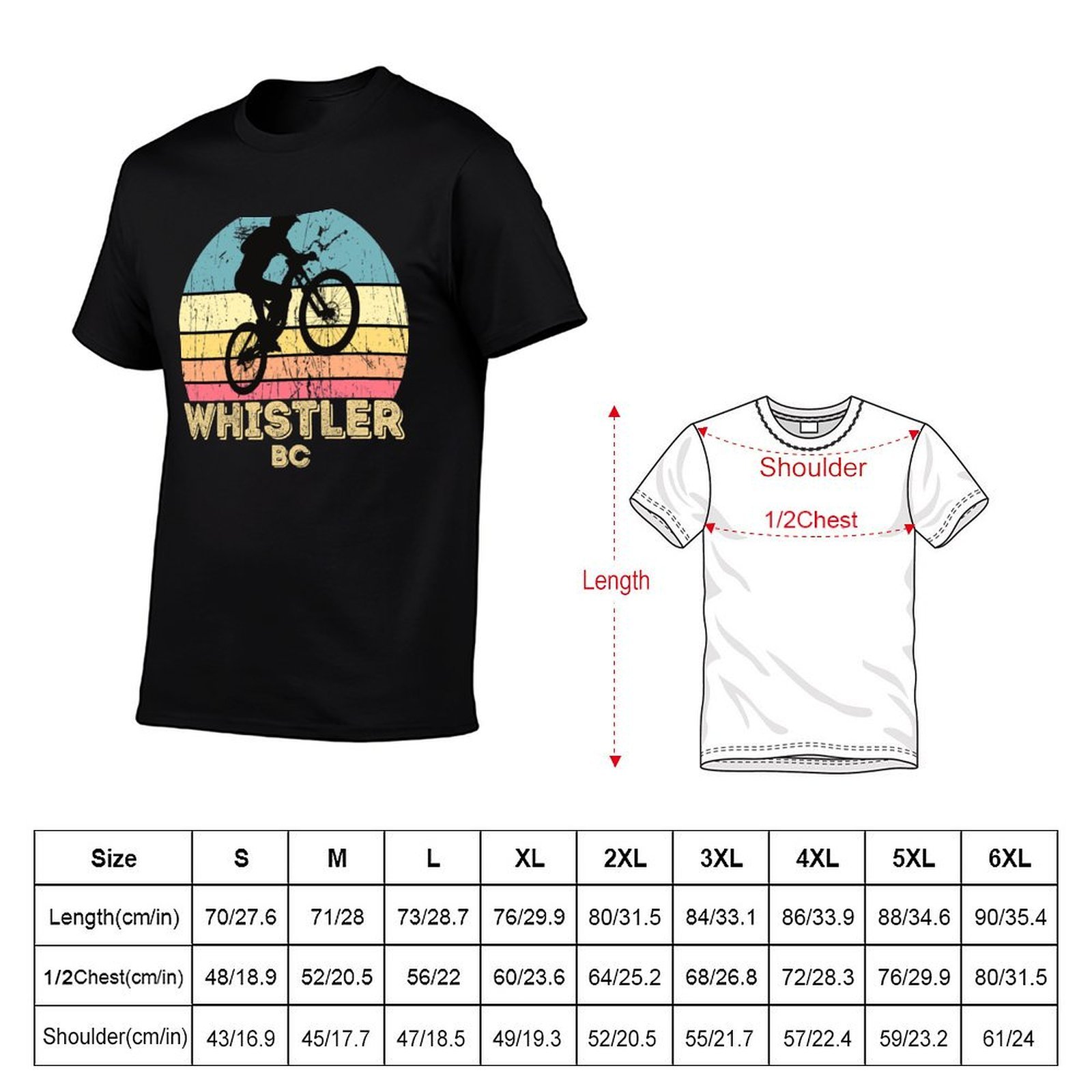 เสื้อยืดลายกราฟิกสำหรับปั่นจัก - Mountain Biking Whistler บทวิจารณ์และราคา