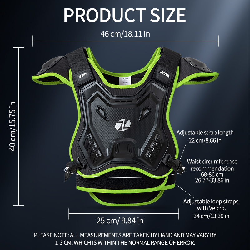 JCAA ชุดป้องกันหน้าอกสำหรับเด็ - Mountain Biking Chest Protector บทวิจารณ์และราคา