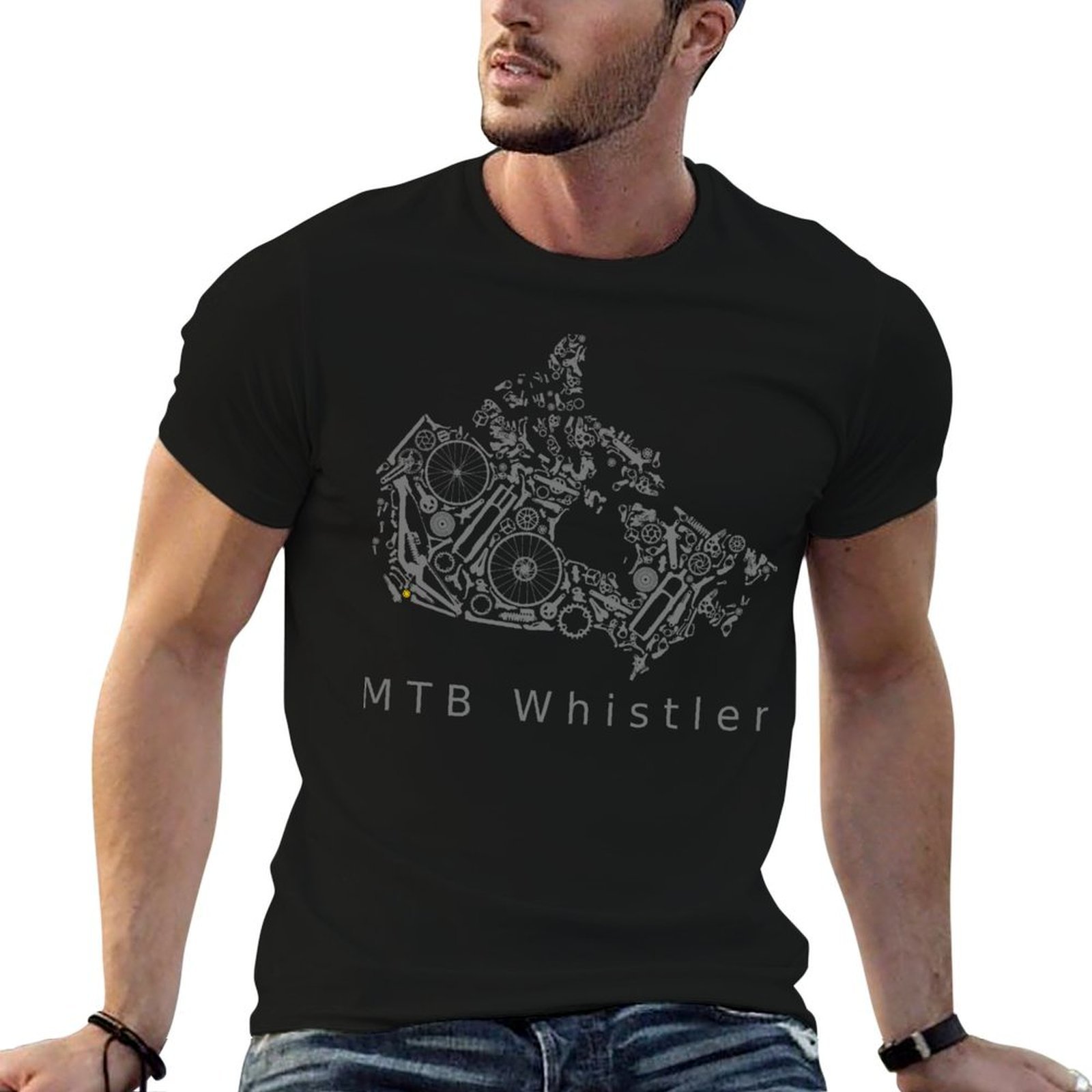 แคนาดา - เสื้อยืดแขนสั้น MTB W - Mountain Biking Whistler บทวิจารณ์และราคา
