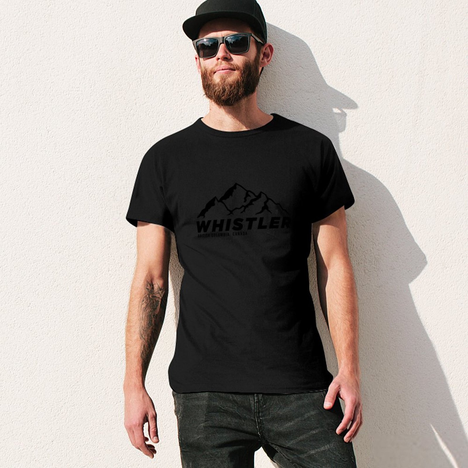 เสื้อยืดกีฬา Ski Whistler B.C  - Mountain Biking Whistler บทวิจารณ์และราคา