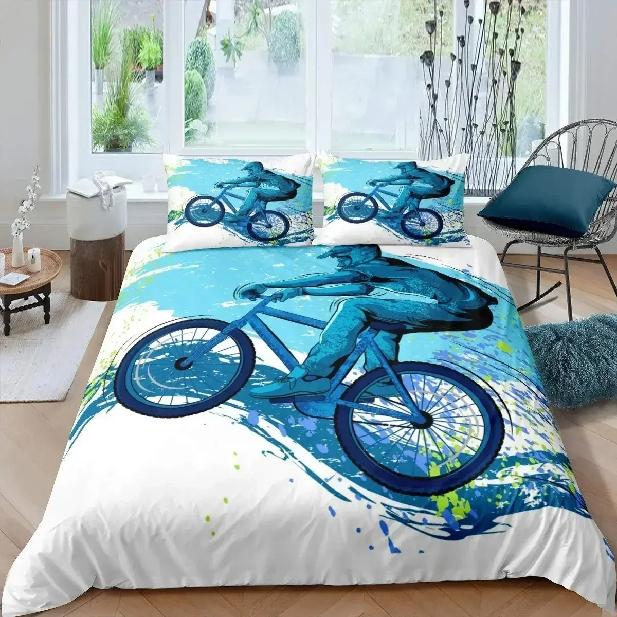 ชุดผ้าคลุมผ้านวมลายจักรยาน ไมโ - Mountain Biking Game บทวิจารณ์และราคา